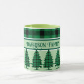 Mug Pins De Tarte Vert Noir Cosy (Centre)