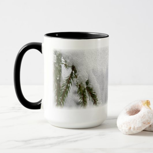 Mug Pins neigeux (Avec donut)