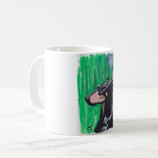 Mug Pinscher de dobermann (Devant gauche)