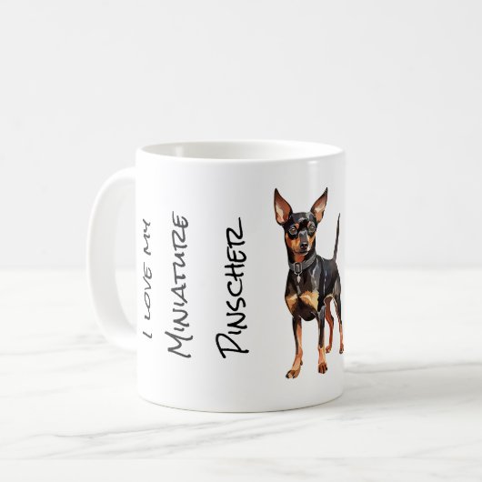 Mug Pinscher Miniature (Devant gauche)