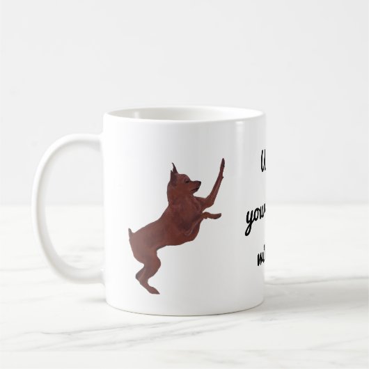 Mug Pinscher miniature (Gauche)
