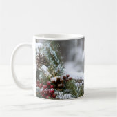 Mug Pinson des neiges de Noël (Gauche)