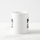 Mug Pint Cool tendance "GOLF MOM" Gold Typographie (Centre)