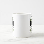 Mug Pint de Typographie Verte "GOLF DAD" Cool tendance (Centre)