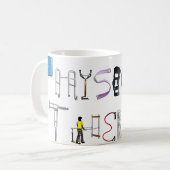 Mug Pinte au travail (Devant gauche)