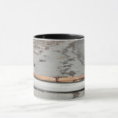 Mug Pinte onze sur la plage (Centre)