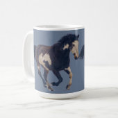 Mug Pinto American Paint Horse Wild Galloping (Devant gauche)
