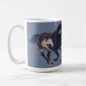 Mug Pinto American Paint Horse Wild Galloping (Gauche)