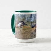 Mug Pinto Stallion équine photo d'action (Devant gauche)