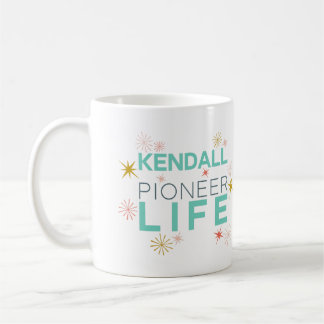 Mug Pioneer Life Sparkly - Nom personnalisé Kendall