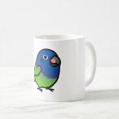 Mug Pionus Parrot à tête bleue Chubby (Devant droit)