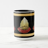 Mug Pipe Organ Facture Organiste Cadeau (Centre)