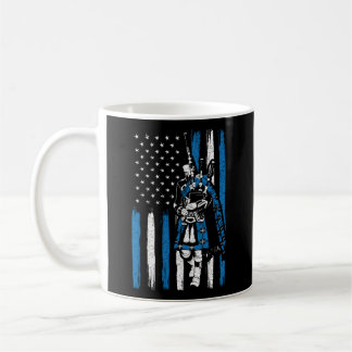 Mug Piper On Us Drapeau Bagpier Bagpipe Joueur