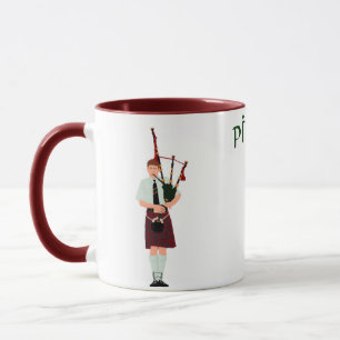 Mug PIPER Red Plaid