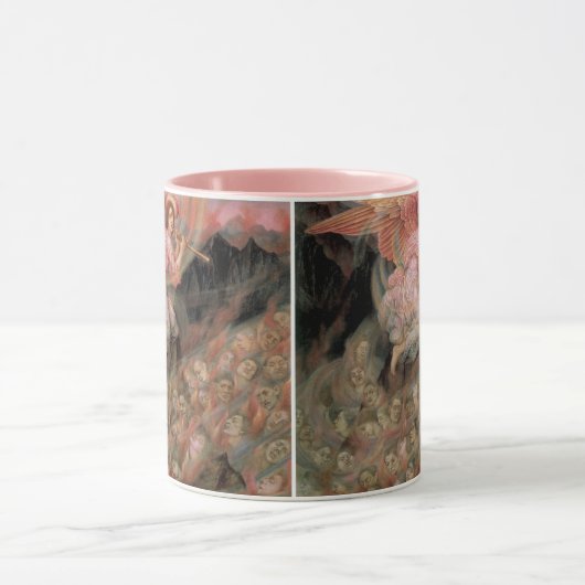 Mug Piping Angel aux âmes en enfer par Evelyn De Morga (Centre)