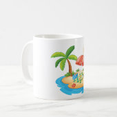 Mug Pique-nique de l'île tropicale (Devant gauche)