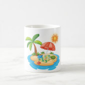 Mug Pique-nique de l'île tropicale (Centre)