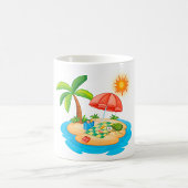 Mug Pique-nique de l'île tropicale
