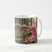 Mug Pique-nique mignon rose Pixie et souris (Devant droit)