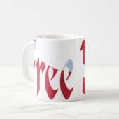 Mug Piqué-Piqué LIBRE pour la plongée de plongeurs (Devant gauche)