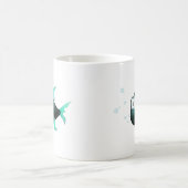 Mug Piranha de bande dessinée (Centre)