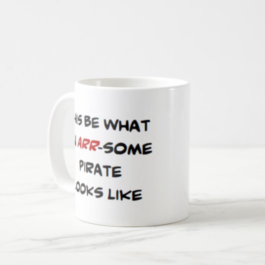 Mug pirate, arr-some (Devant gauche)