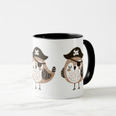 Mug Pirate Bird with Casquette and Eye Patch (Devant droit)
