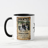 Mug Pirate Bounty Wanted Poster – Custom Photo (Gauche)