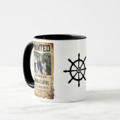 Mug Pirate Bounty Wanted Poster – Custom Photo (Devant gauche)