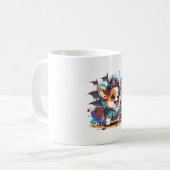Mug Pirate de Chien de Corgi (Devant gauche)