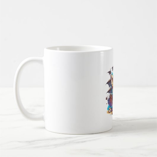Mug Pirate de Chien de Corgi (Gauche)