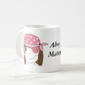 Mug Pirate de fille rose (Devant gauche)