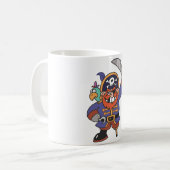 Mug Pirate de gingembre avec le perroquet (Devant gauche)