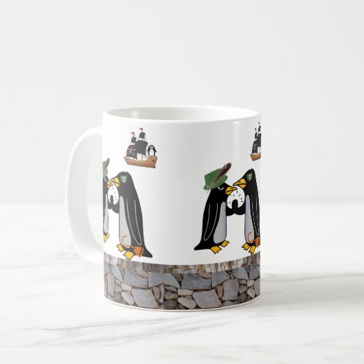 Mug Pirate de pingouin (Devant gauche)