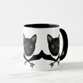 Mug Pirate Drapeau Chat (Devant droit)
