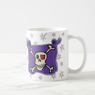 Mug Pirate : Drapeau d'os de crâne et de croix avec