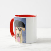 Mug Pirate du Labrador jaune (Devant gauche)
