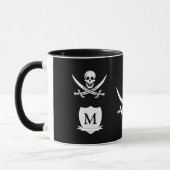 Mug Pirate et monogramme (Gauche)