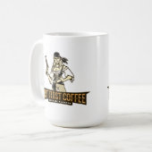 Mug Pirate Féminine Mais Premier Café Puis On Pousse (Devant gauche)