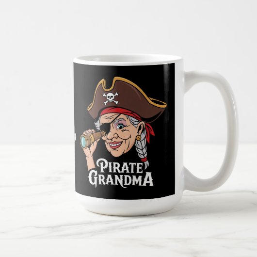 Mug Pirate grand-mère drôle grand-mère Halloween costu (Droite)