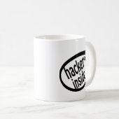 Mug Pirate informatique à l'intérieur (Devant droit)