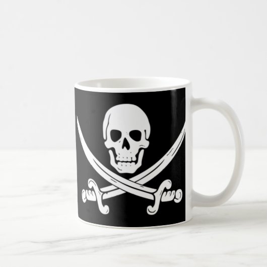 Mug Pirate - la mort avant Decaf (Droite)
