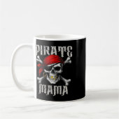 Mug Pirate Mama Jolly roger Drapeau Et Crossbones Crân (Gauche)