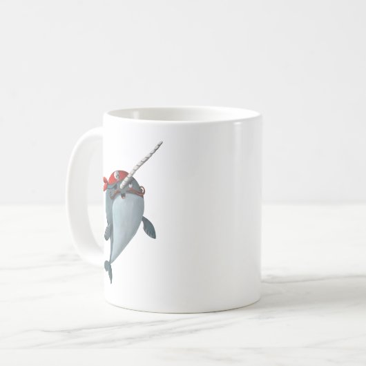 Mug Pirate mignon Narwhal (Devant gauche)