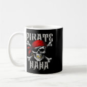 Mug Pirate Nana Jolly roger Drapeau Et Crossbones Crân (Gauche)