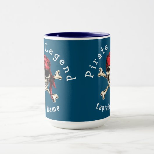 Mug Pirate nautique (Centre)