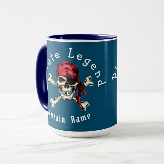 Mug Pirate nautique (Devant gauche)