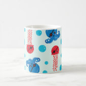 Mug Pirate Octopus, Pirate Jellfish, Mer, Votre Nom (Centre)