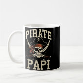 Mug Pirate Papi Drôle Capitaine Épouvantail Grand-père (Gauche)