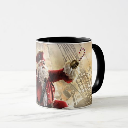 Mug Pirate Père Noël (Devant droit)